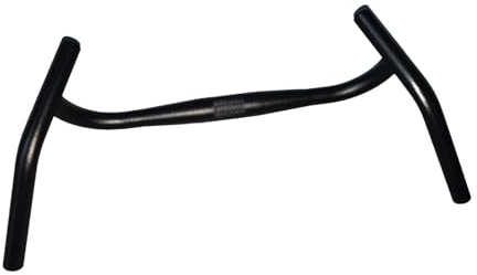 Oshhni Fahrradlenker, Rennradlenker aus Aluminiumlegierung, Mountainbike-Riser-Lenker, rutschfester, stoßdämpfender Außenwinkel-Lenker, ideal für MTB, Citybikes, Rennräder, 53 x 3.18 x 2.22 cm
