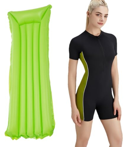 Flotties de piscine de plage - tapis flottants en PVC robustes, grands radeaux de bain de soleil pliables | Flothies de piscine légère, tapis de salon à eau pour piscines extérieures, plages