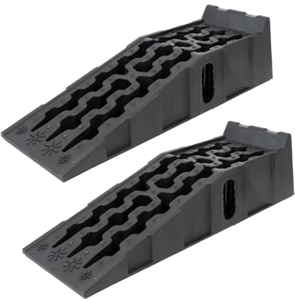 TRUTZHOLM 2X Auffahrrampe mit Überfahrstopper Kunststoff 5t