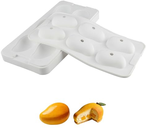 YapitHome Molde de silicona 3D para tartas, diseño de mango | Herramienta flexible para hornear pasteles y postres, para hornear en casa y pasteles 3D