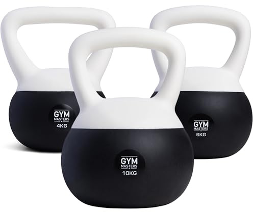 Gym Masters Weiche Kettlebell Vorteilsset – Soft Neopren Kettlebells für Krafttraining, Functional Fitness & Home Gym
