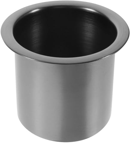 JOINPAYA Portabicchieri in Acciaio Inox Maniglia Reclinabile, Inserto per Tazza da Divano, Sostitutivo per Sedili Auto e Golf Cart, Facile Installazione e Design Elegante per Casa e