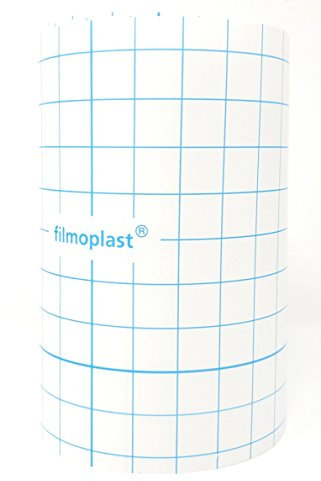 Filmoplast Gunold 25cm x 25 Meter Rolle Selbstklebend Stickvlies Vlies (Weiß)