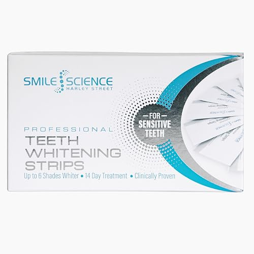 Teeth Whitening Strips 28 Strips, Up to 6 Shades Whiter in 14 Days - 100% Enamel Safe - Vegan