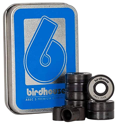 Birdhouse Grau ABEC 5 Skateboard Kugellager (One Size, Grau)