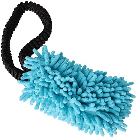 Dingo Hundespielzeug Mop Blau 19 x 7 cm | Bungee Griff, 41 cm 15672