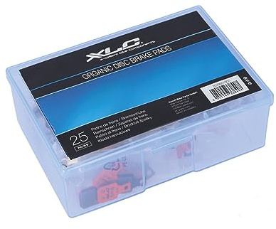 XLC Scheibenbremsbeläge-2039601600 Schwarz/Orange Einheitsgröße