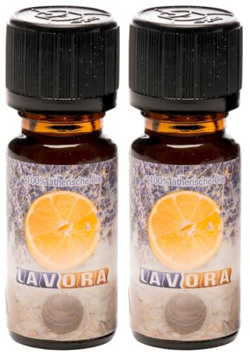 stuff from above® 2x10ml 100% ätherisches naturreines Lavendel & Orangen Öl, Autoduft - Raumduft, angenehm erfrischender Duft - sehr ergiebig (auch als Nachfüllung für unseren Lufterfrischer)