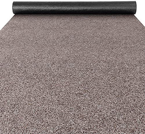 ANRO Fußmatte Schmutzfangmatte Teppich Läufer Sauberlaufmatte Indoor Outdoor Flur Eingang Poet Beige 100x100cm