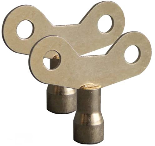 20 Stück Heizkörper-Entlüftungsschlüssel, massives Eisen für Luftventil