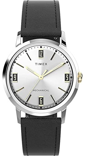 Timex Damen Analoge Handaufzugs-Mechanische Uhr Marlin TW2V44700