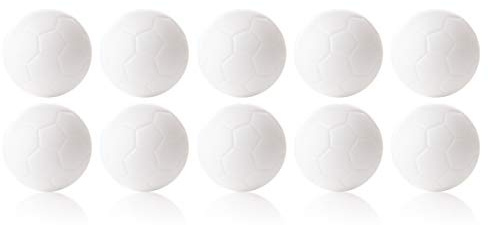 Robertson Kickerball Winspeed 32 mm 10er Set weiß, farbecht, Abriebfest und langlebig, für Tischfußball und Tischkicker, 10 Stück