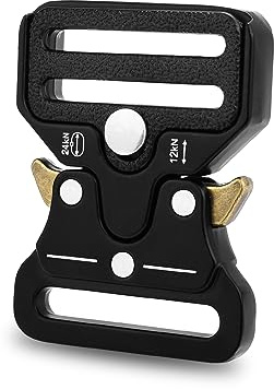 Taktische Metallschnalle, Duty-Gürtelclip, seitliche Schnellverschluss-Schnalle für Hundehalsband, Geschirr