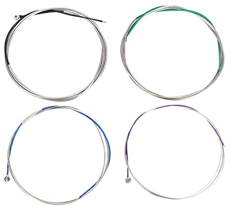 Glomora Hochwertige Cellosaiten, Hochwertige Kupfer-Nickel-Zink-Legierung – Kompatibel Mit 3/4 Und 4/4 Celli – Musikinstrumentenzubehör