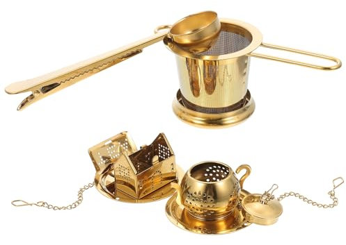 Cabilock Lot De 2 Infuseurs À Thé En Acier Inoxydable Avec Cuillère Et Passoire