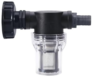 Regenwassersammler – Wasserhahn Anschluss Tank 1000 l mit Filter und Adapter S60 x 6 für Gartenschlauch – umweltfreundlich 3/4 20 * 27MM