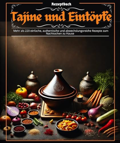 Rezeptbuch Tajine und Eintöpfe : Mehr als 220 einfache, authentische und abwechslungsreiche Rezepte zum Nachkochen zu Hause