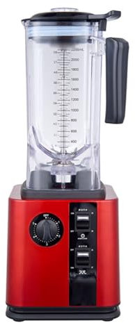 Máquina de batidos completamente automática, licuadora de cocina casera multifuncional, trituradora de hielo comercial con mezclador de jarra de vidrio de gran capacidad de 2,2 L, para cocina, leche