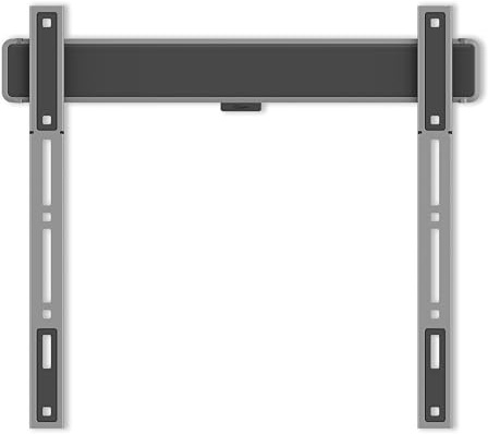 Vogel's TVM 5407 – Vårt helt platta TV-väggfäste för 32–77 tums TV-apparater, max 75 kg, universell kompatibilitet, TÜV-testad, upp till VESA 400 x 400, väggavstånd endast 1,5 cm