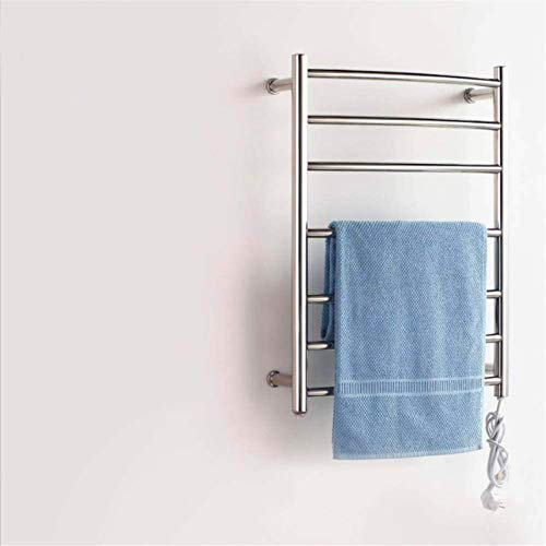 XFZJCHAP Portasciugamani riscaldato, Portasciugamani Elettrico Radiatore da Bagno Dritto Stendino a 7 Barre Scaldasalviette Accessori per Il Bagno di casa, Asciuga Asciugamani da Bagno
