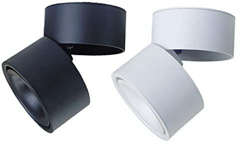 jojofuny 7w Led-deckenstrahler Mit Verstellbarem Spotkopf Decken-downlight Aus Sicherem Material Einfache Installation An Decke Oder Wand Energiesparend Für Innenbeleuchtung Weiß