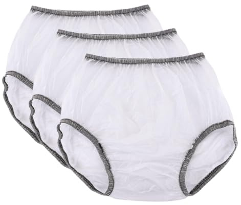 Adult Waterproof Pull-On Incontinence Pants Fits (20-26)– Soft Vinyl Cover Underwear to Wear Over Diapers, Pads or Briefs – Leakproof & Reusable Protection (Small)