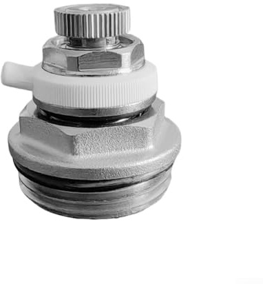 Automatic Radiator Exhaust Valve, Brass And Stainless Steel Construction With Manual Bleed Function For Central Heating Systems(1 inch)