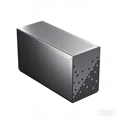 Tosuny Station d'accueil EGPU avec Emplacement PCIe X16, Boîtier pour Carte Graphique Externe 40 Gbit/s avec Deux Ports USB-C, Charge Rapide PD 60 W, Boîtier en Aluminium Compatible