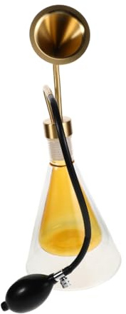 Ciieeo Fiaschetta per Oli Essenziali in Vetro Doppia Parete, Tester di Aroma Unico, Facile da Usare, per Spa e Viaggi Colore Casuale