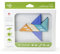 TEGU 5700705 Travel Pals Flugzeug, magnetische Holzbausteine, Holzspiel-Set für unterwegs, 6-teilig, Mehrfarbig