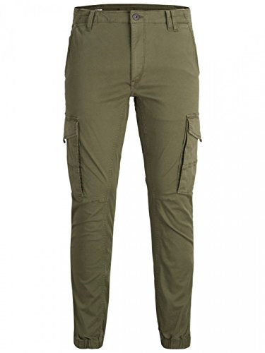 JACK & JONES Men's Jjipaul Jjflake AKM 542 Noos Trouser, Green (Olive Night), W38/L34 (Manufacturer Size: 38)