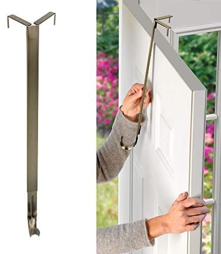 Haute Decor Adapt Verstellbarer Kranz-Aufhänger, Oben und längenverstellbar Messing antik-Optik