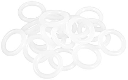 sourcing map 20 st. silikon O-ringar 11 mm innerdiameter 17 mm ytterdiameter 3 mm bredd