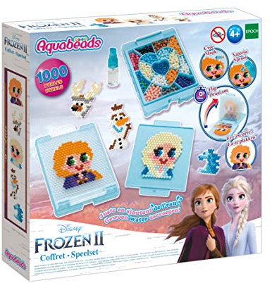 Aquabeads 31592, Eiskönigin, 2 kreative Hobbys, Lizenz, mehrfarbig
