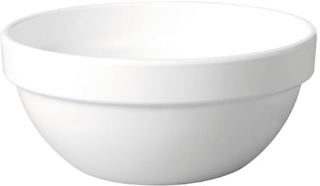 APS 79020 Ciotola FRIENDLY BOWL Ø 10 cm, altezza 4,5 cm, 0,15 litri, bianca, in plastica usata, Made in Germany