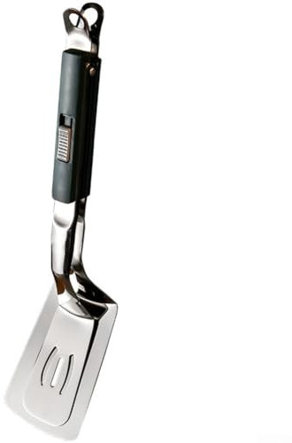 Clip de pala de doble cara de acero inoxidable clip de carne multifunción pinza de barbacoa abrazadera de carne multiusos flexible espátula de cocina (verde)