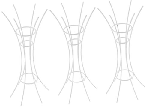 INOOMP 3stücke Luftpflanzenständer Aus Eisen Dekorative Halterung Für Luftige Pflanzen Stilvolle Tisch Und Wanddekoration Robuster Und Langlebiger Pflanzenträger Weißer Eisenhalter