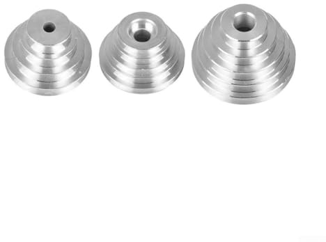 Oniissy Riemenscheibe, Pagoden-Riemenscheibe, Keilriemen-Set, Getrieberad, für Tischbohrmaschine (18 mm)