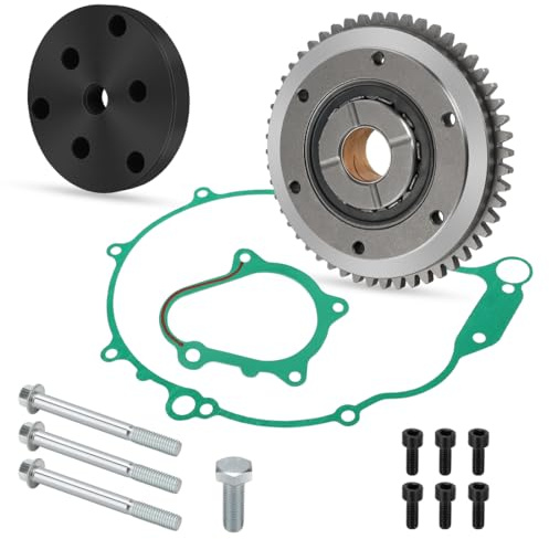 Embrague de arranque unidireccional para Yama-ha Raptor 660 2004-2005 | con engranaje rodamiento junta y extractor de volante 5LP-15515-20-00 5LP-15590-10-00 5LP-15455-00-00 5LP-15451-00-00