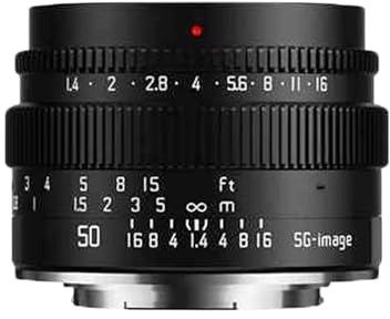 Compatible avec l'objectif à focale Fixe autofocus Sony E 50 mm F1.4 APS-C et Monture M43 L (XM/RZ).(RF)