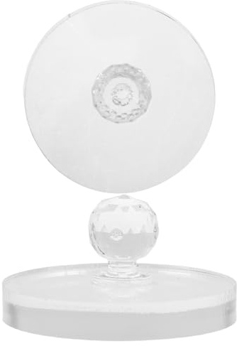 NIYANGLE Stampo Pressa per Ombretto e Blush in Plastica 2pz, Strumento per Fissare Pigmenti, Compatibile Fondotinta, Highlighter per Sopracciglia