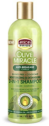 African Pride Olive/Mir. 2-in-1 Shampoo, 300 ml.