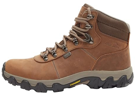 Peter Storm Women’s Caldbeck Waterproof Walking Boot with Durable Leather Upper, High Traction Sole & Ankle Support, Breathable & Lightweight Footwear, Ideal for Outdoors, Hiking & Trekking