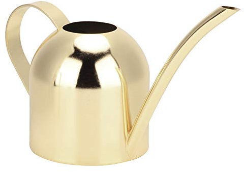 Edelstahl Gießkanne Long Mouth Sprinkling Pot 500ml(Gold)