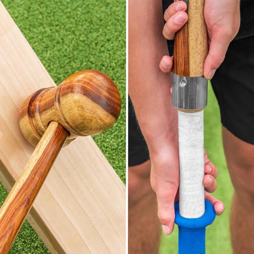 FORTRESS Cricket Mallet/Re-Grip Cone - 2-in-1 Cricket Tool
