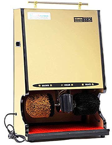 QHYXT Cireuse de Chaussures à Induction Automatique, cireuse de Chaussures électrique Domestique/cireuse de Chaussures d'affaires d'hôtel Machine de Polissage de Chaussures électrique (F 1#)