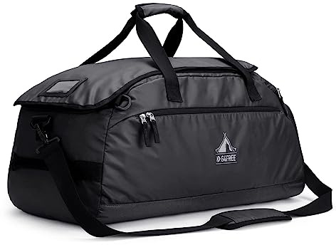 G4Free 60L Leder Große Sporttasche&Reisetasche für Damen und Herren/mit Schuhfach & Nassfach/Trainingstasche& Gym Bag&Schulsporttasche/für die Schule & Sport & Fitness & Reisen
