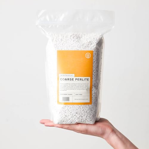 GrowTropicals Coarse Grade Perlite, Ideal for Potting Soils & Mixes, 2.5L