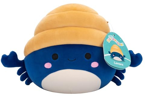 Squishmallows SQCR06609 - Lenore der Krebs 19 cm, offizielles Jazwares Plüsch, superweiches Kuscheltier