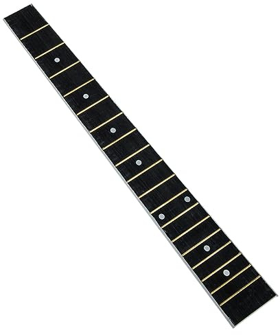 BESTonZON Tastiera Per Chitarra Folk in Legno 41 Pollici Bordo Bianco e Preinstallati Accessorio Per Ukulele e Chitarra Acustica Facile Installazione e Qualità Superiore